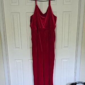 Torrid Vibrant Red Jumpsuit